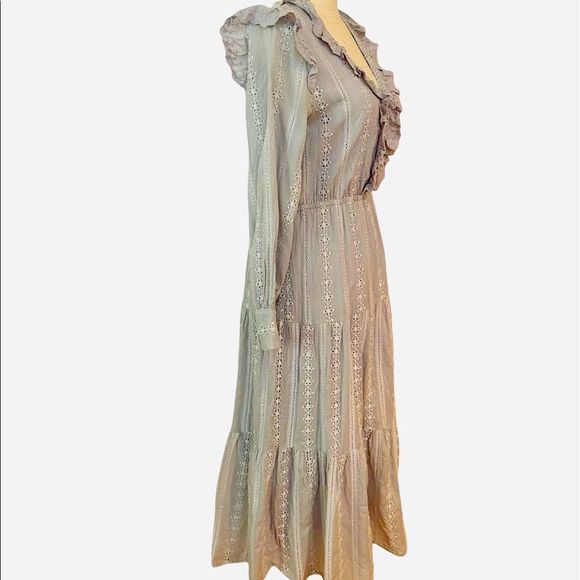 DRESS FOROM MAXI RUFFLED DRESS - Picture 8 of 9